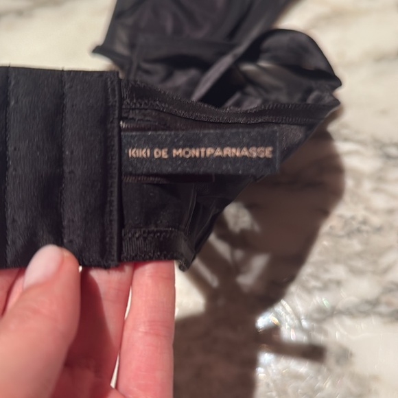 Kiki de Montparnasse 34C silk black bra. Never worn. - Picture 2 of 4